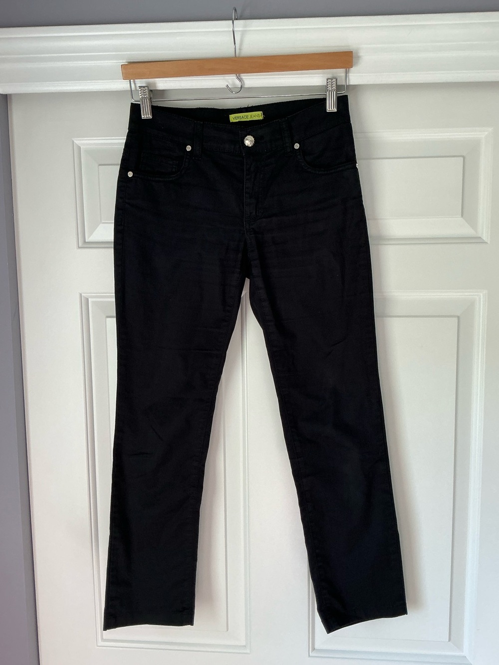 Versace Jeans Black Women’s Slim Fit Denim Jeans  26US